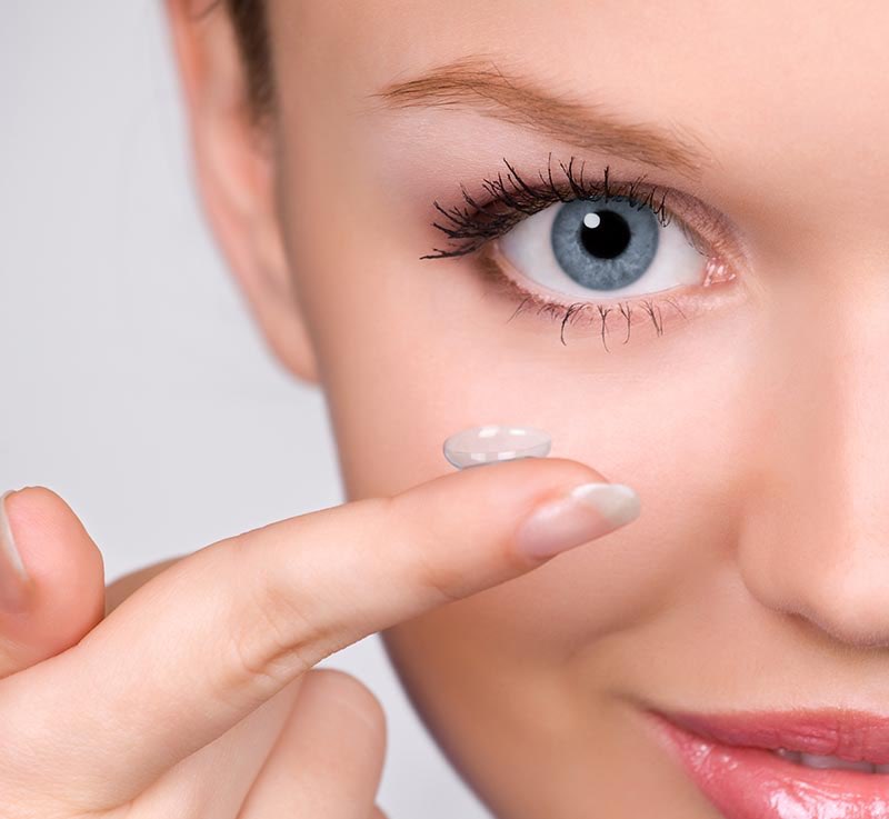 Contact lens application